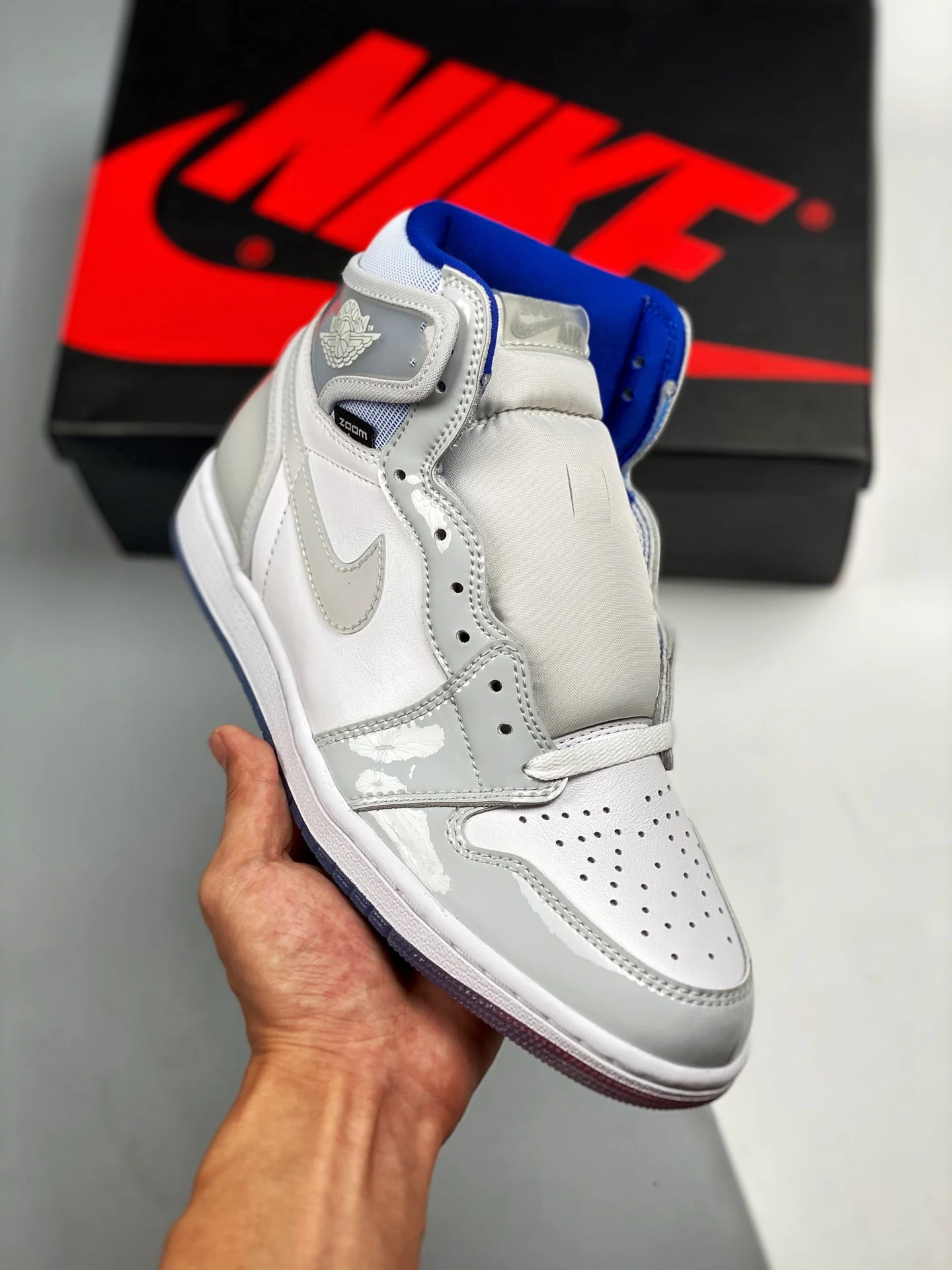 Air Jordan 1 High Zoom R2T Racer Blue CK6637-104 On Sale