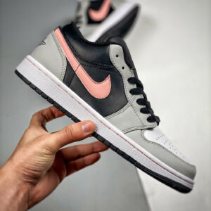 Air Jordan 1 Low Black Grey Pink 553558-062 For Sale