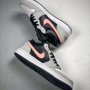 Air Jordan 1 Low Black Grey Pink 553558-062 For Sale