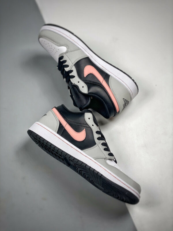 Air Jordan 1 Low Black Grey Pink 553558-062 For Sale