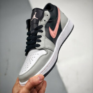 Air Jordan 1 Low Black Grey Pink 553558-062 For Sale