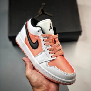 Air Jordan 1 Low GS White Light Madder Root-Black DM8960-801 For Sale