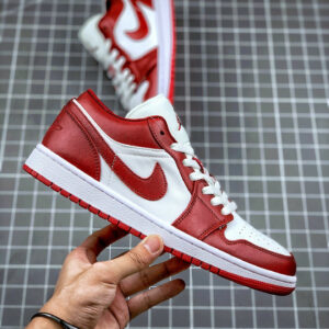 Air Jordan 1 Low Gym Red White 553558-611 For Sale