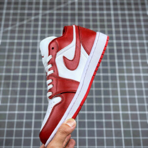 Air Jordan 1 Low Gym Red White 553558-611 For Sale