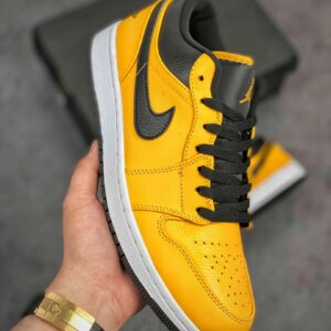 Air Jordan 1 Low University Gold Black-White For Sale