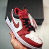 Air Jordan 1 Low White Red Black 553558-163 For Sale