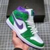 Air Jordan 1 Mid Hulk Aloe Verde Court Purple 554724-300 For Sale