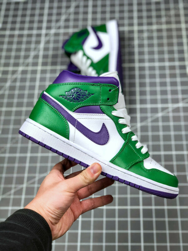 Air Jordan 1 Mid Hulk Aloe Verde Court Purple 554724-300 For Sale