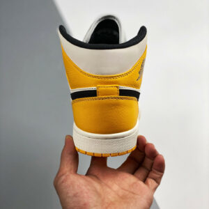 Air Jordan 1 Mid Lakers Yellow White Purple