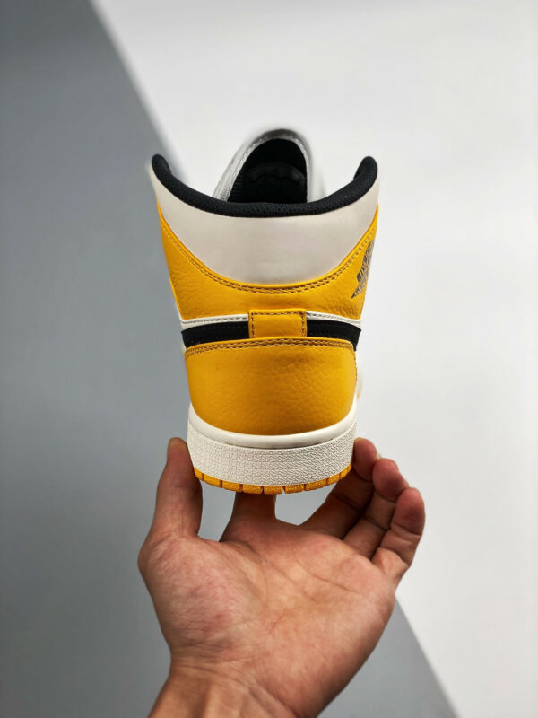 Air Jordan 1 Mid Lakers Yellow White Purple