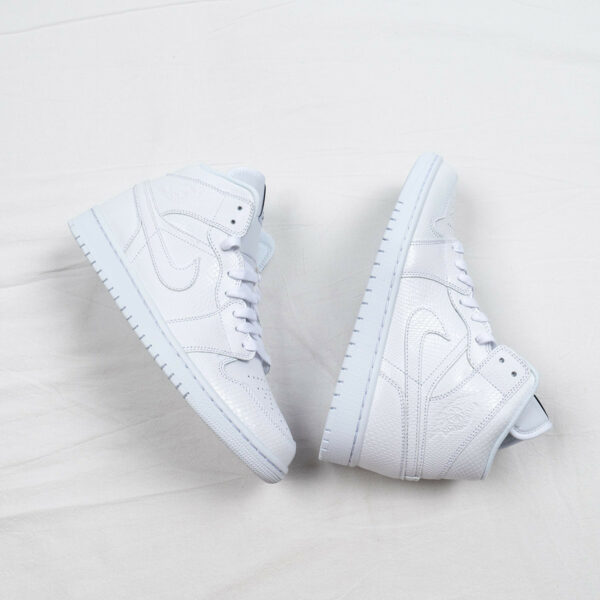 Air Jordan 1 Mid White Snakeskin BQ6472-110 For Sale