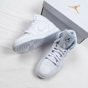 Air Jordan 1 Mid White Snakeskin BQ6472-110 For Sale