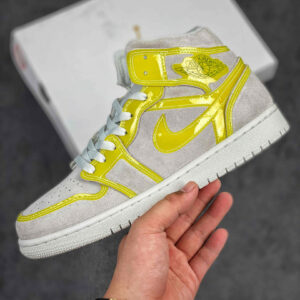 Air Jordan 1 Mid LX Off-White Opti Yellow-White For Sale