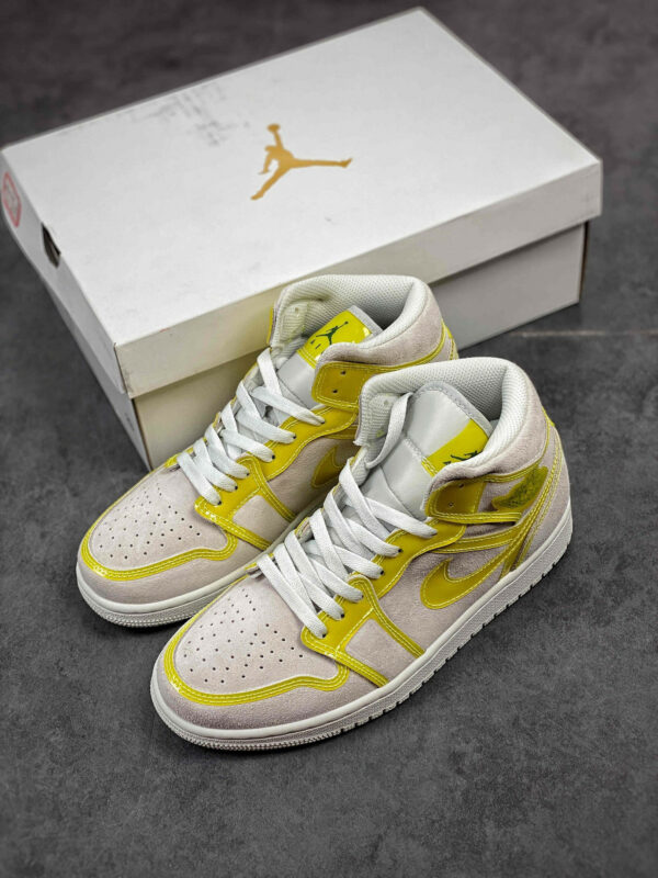 Air Jordan 1 Mid LX Off-White Opti Yellow-White For Sale