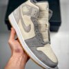 Air Jordan 1 Mid SE Coconut Milk Particle Grey For Sale