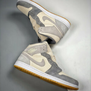 Air Jordan 1 Mid SE Coconut Milk Particle Grey For Sale