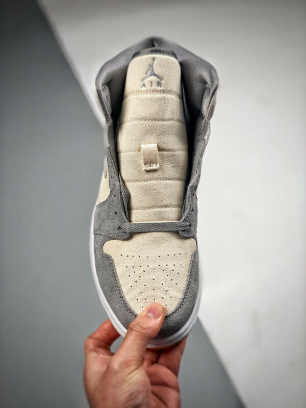 Air Jordan 1 Mid SE Coconut Milk Particle Grey For Sale