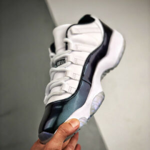 Air Jordan 11 Low Easter White Emerald Rise-Black 528895-145 For Sale