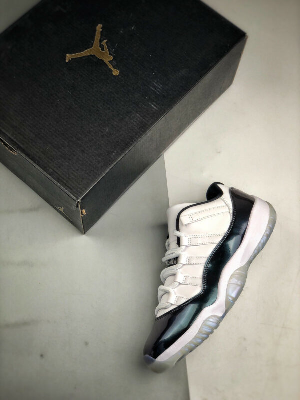 Air Jordan 11 Low Easter White Emerald Rise-Black 528895-145 For Sale