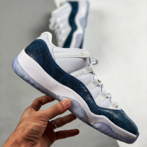 Air Jordan 11 Low Navy Blue Snakeskin CD6846-102 For Sale