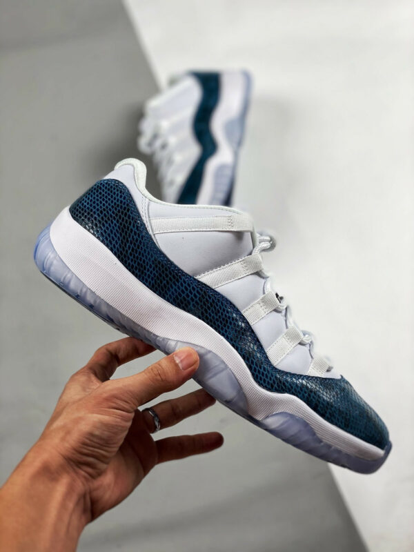 Air Jordan 11 Low Navy Blue Snakeskin CD6846-102 For Sale