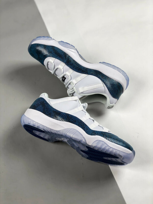 Air Jordan 11 Low Navy Blue Snakeskin CD6846-102 For Sale