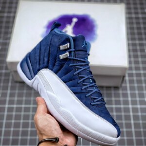 Air Jordan 12 Indigo Stone Blue Legend Blue-Obsidian For Sale