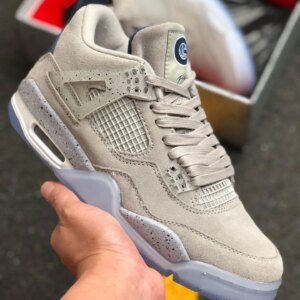 Air Jordan 4 Georgetown PE Grey Suede For Sale