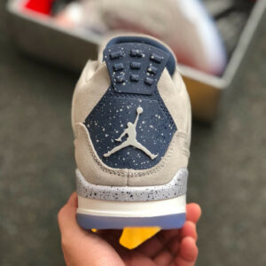 Air Jordan 4 Georgetown PE Grey Suede For Sale