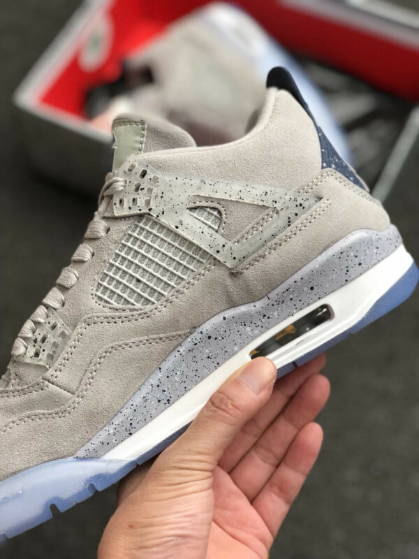 Air Jordan 4 Georgetown PE Grey Suede For Sale