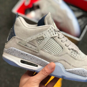 Air Jordan 4 Georgetown PE Grey Suede For Sale