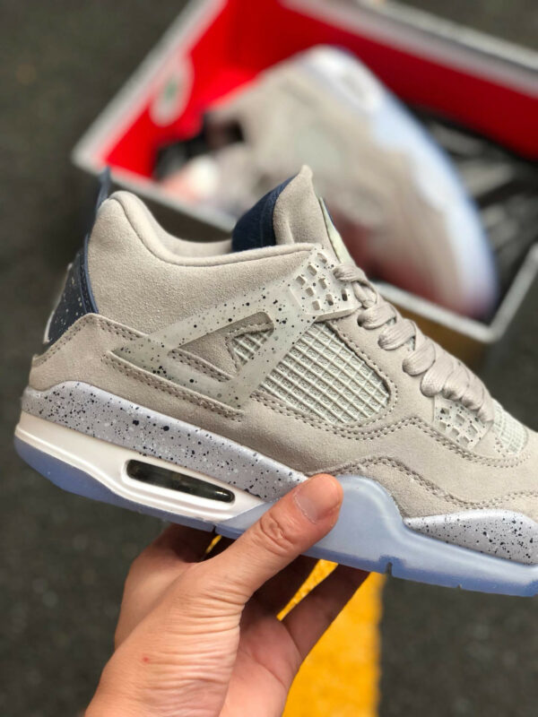 Air Jordan 4 Georgetown PE Grey Suede For Sale