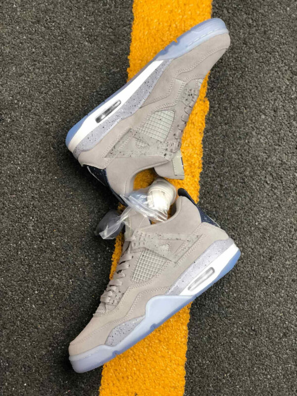 Air Jordan 4 Georgetown PE Grey Suede For Sale