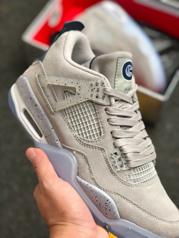 Air Jordan 4 Georgetown PE Grey Suede For Sale