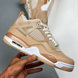 Air Jordan 4 Shimmer Bronze Eclipse Orange Quartz Metallic Silver For Sale