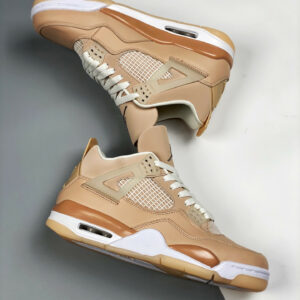 Air Jordan 4 Shimmer Bronze Eclipse Orange Quartz Metallic Silver For Sale