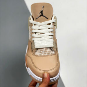 Air Jordan 4 Shimmer Bronze Eclipse Orange Quartz Metallic Silver For Sale