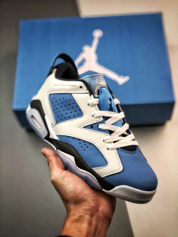 Air Jordan 6 Low White University Blue For Sale