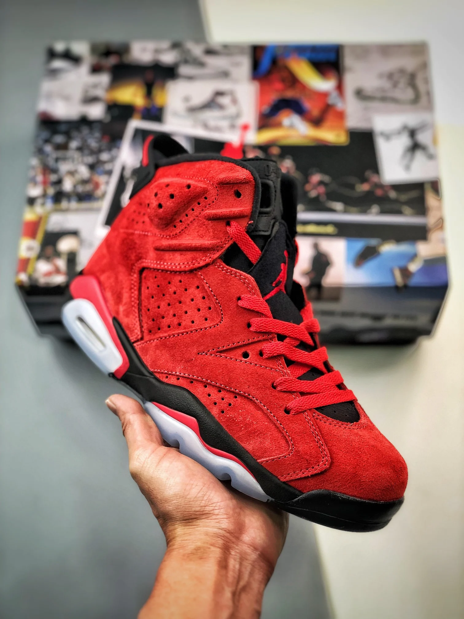 Air Jordan 6 Toro Varsity Red Black CT8529-600 For Sale