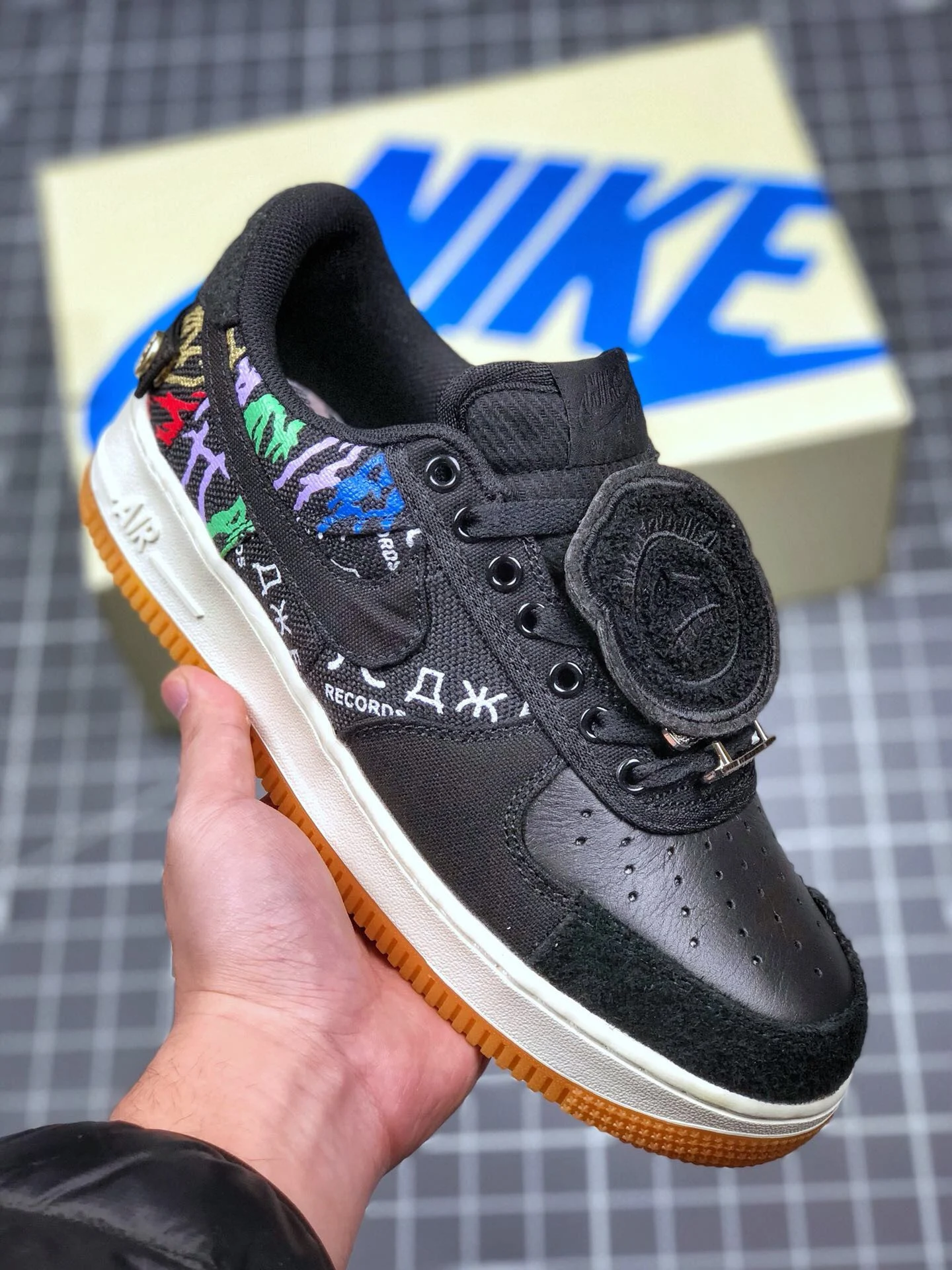 Alternate Travis Scott x Nike Air Force 1 Cactus Jack For Sale