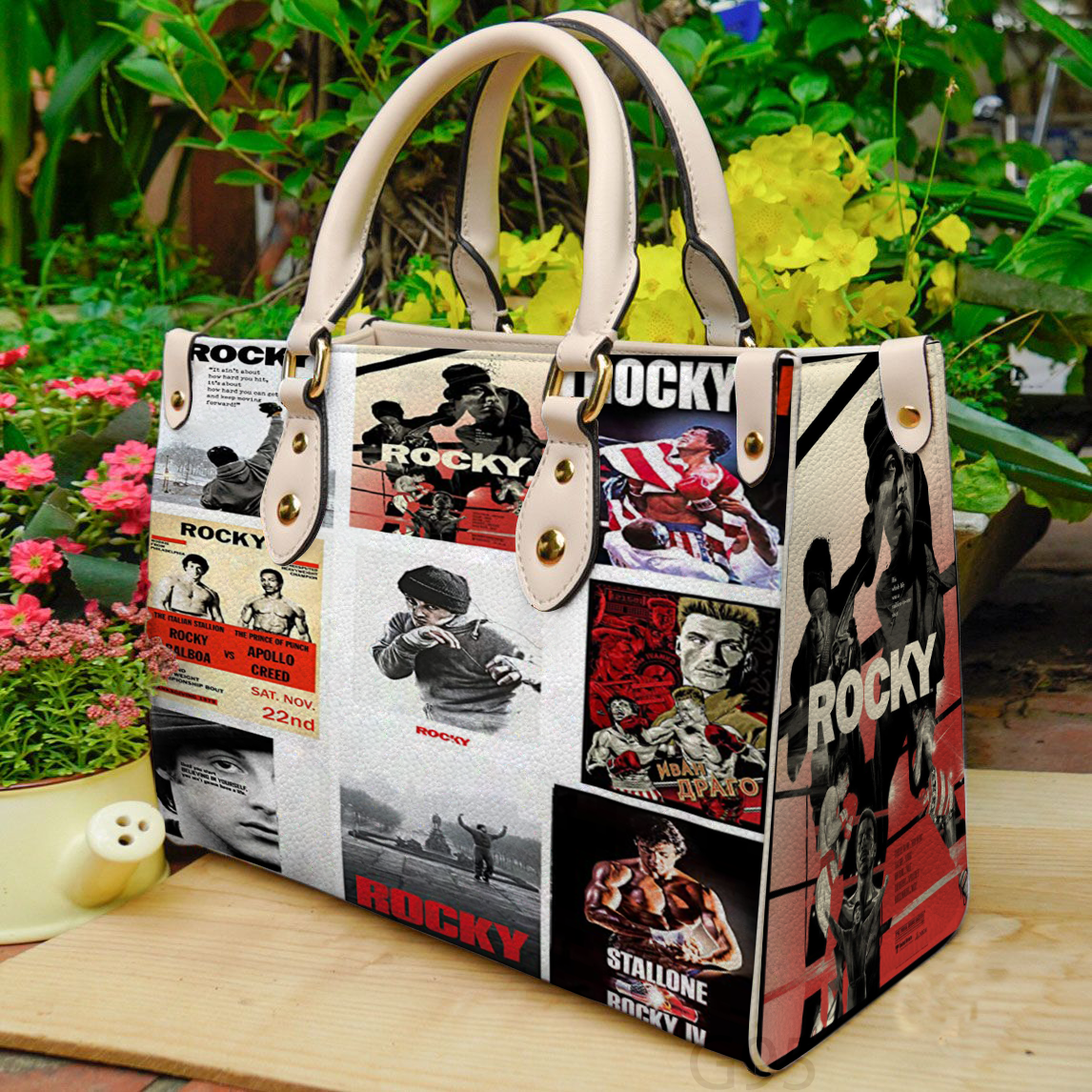 Rocky Balboa Women Leather Hand Bag