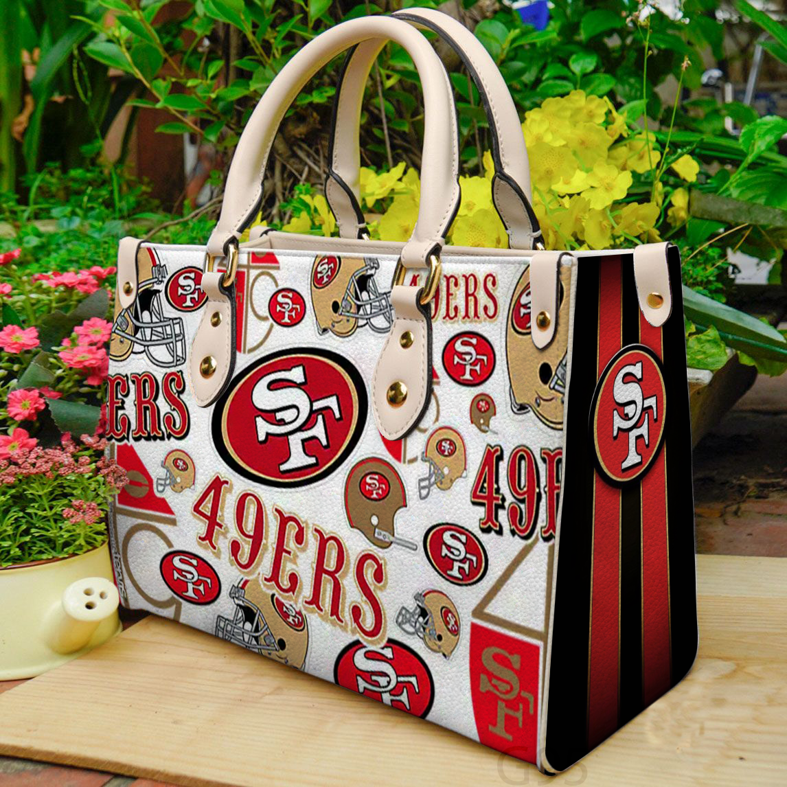 San Francisco 49ers Love Women Leather Hand Bag