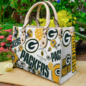 Green Bay Packers Love Women Leather Hand Bag