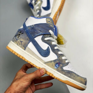 Carpet Company x Nike SB Dunk High White Dark Sulfur-Coconut Milk-Royal Pulse For Sale