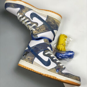 Carpet Company x Nike SB Dunk High White Dark Sulfur-Coconut Milk-Royal Pulse For Sale