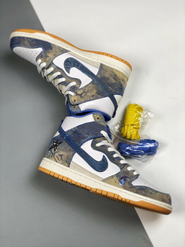 Carpet Company x Nike SB Dunk High White Dark Sulfur-Coconut Milk-Royal Pulse For Sale