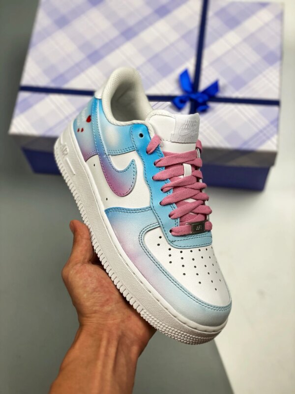 Custom Nike Air Force 1 I Love You White Multi For Sale