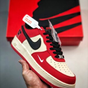 Custom Nike Air Force 1 Low Red White Black For Sale