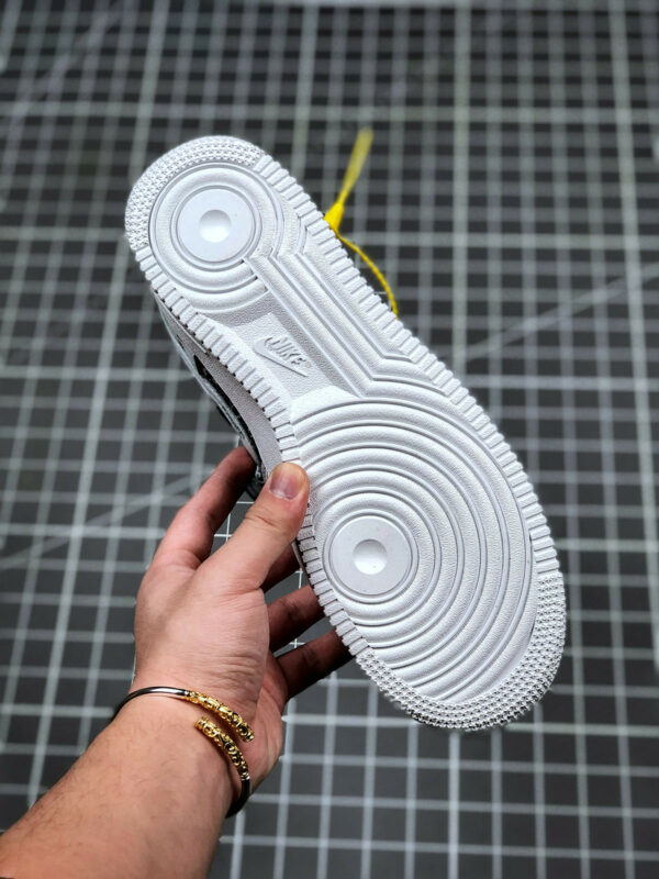 Custom x Nike Air Force 1 Low White Black For Sale