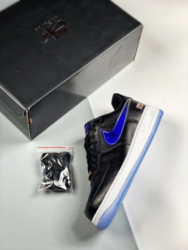 Kith x Nike Air Force 1 Low NYC Black Team Orange-Black-Rush Blue